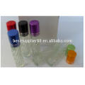 clear color glass roll on bottle